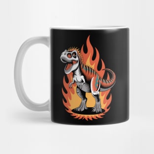 Fire T-Rex Mug